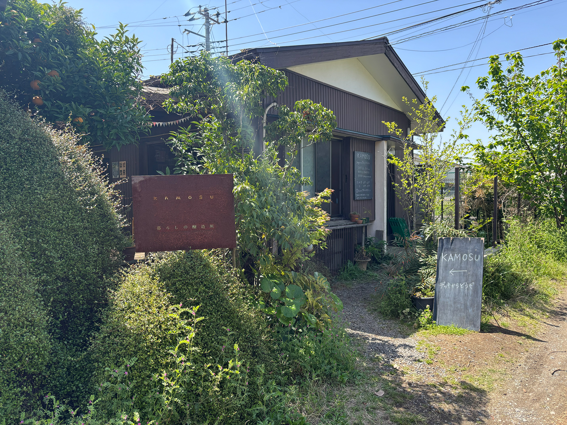 有機野菜とやさしいごはん。本鵠沼のオーガニックカフェ「KAMOSU」。