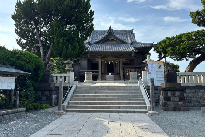 葉山の森戸神社へ。海と歴史を感じる神社でゆったりお参り。